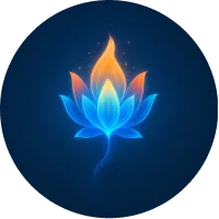 Azari, a glowing lotus flower
